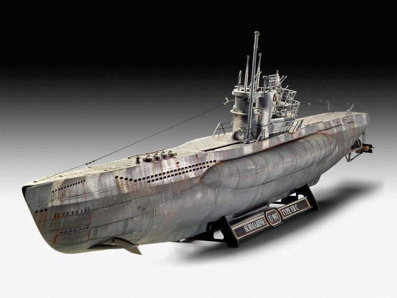 Revell 1:72 05163 немецкая подлодка German Submarine Type VII C/41 Platinum Edition