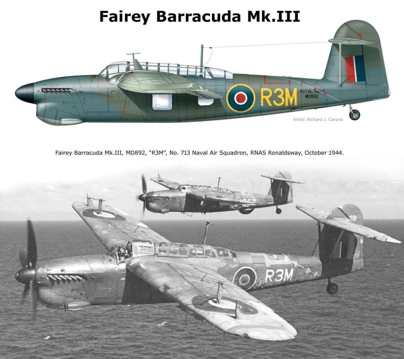 Фейри Барракуда самолет