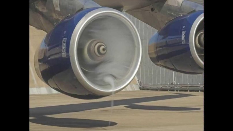 Турбина двигателя самолета