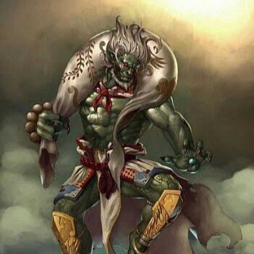 Бог Райдзин и Фудзин