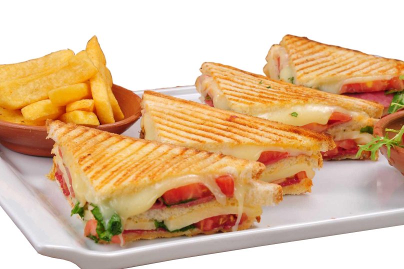 Тост с ветчиной и сыром