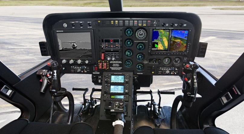 Bell 407 кокпит