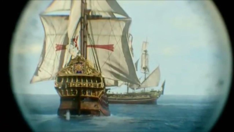 Испанский Галеон черные паруса