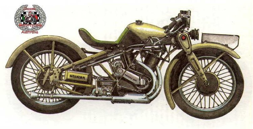 Мотоцикл Neander 1929 года выпуска