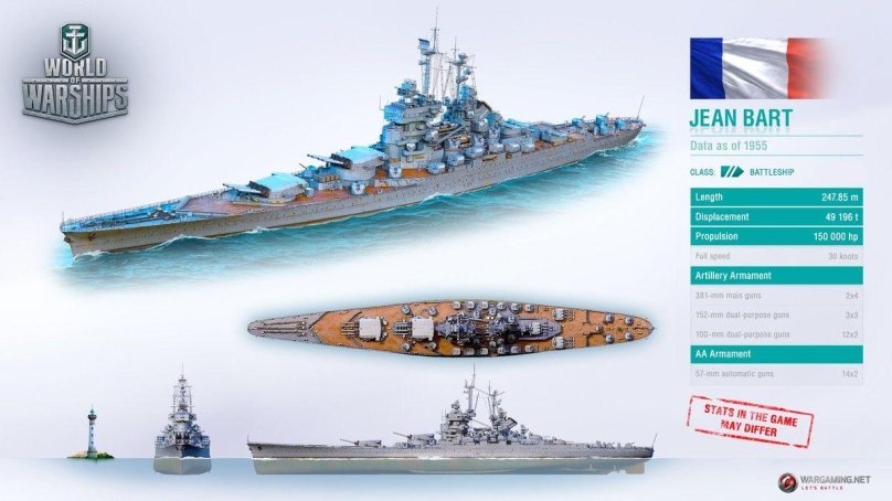 Французский линкор Жан барт