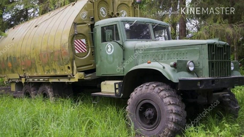 КРАЗ 255 понтоновоз