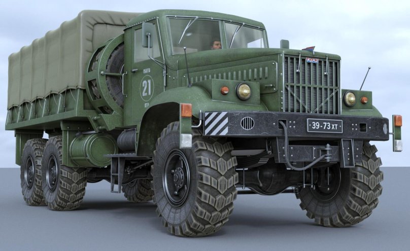 КРАЗ 255 3d модель