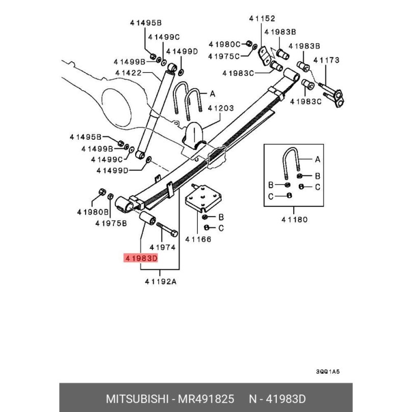 Втулки рессор Митсубиси л200