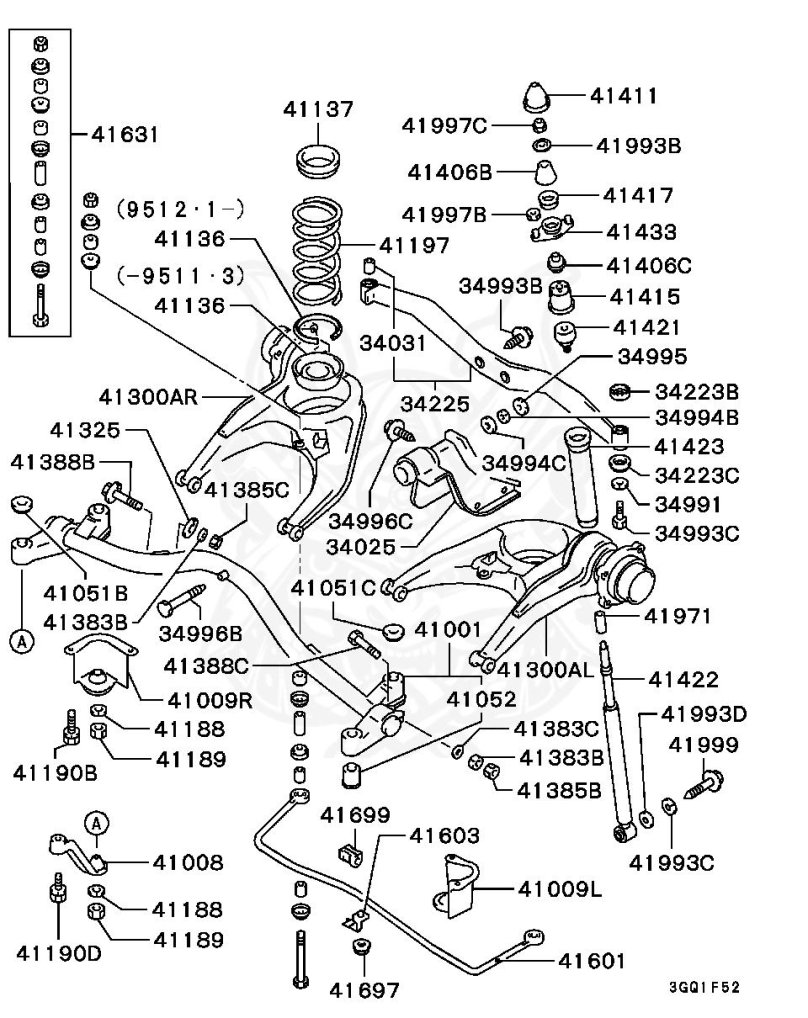 Задний рычаг Мицубиси Спейс вагон