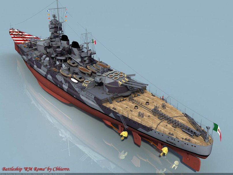 Витторио Венето линкор модель