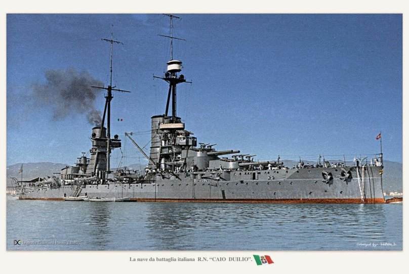 Итальянский линкор Конте ди Кавур