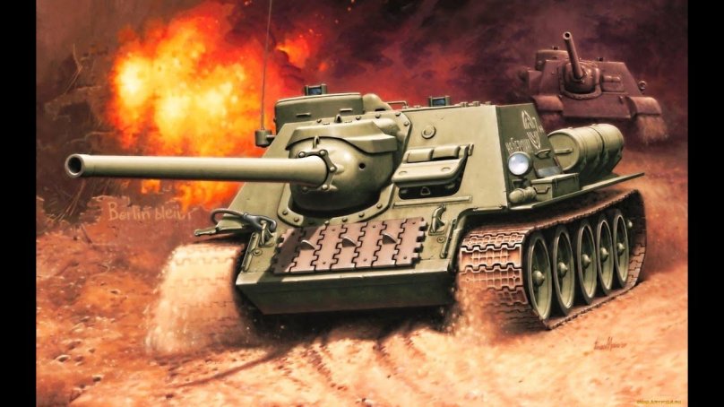 Советская самоходка Су 100