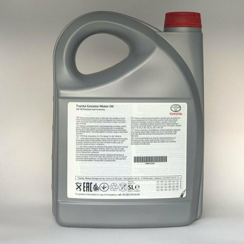 Toyota 5w30 Premium fuel economy