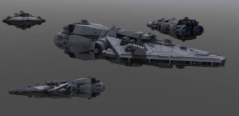 Корвет космический корабль Мародер