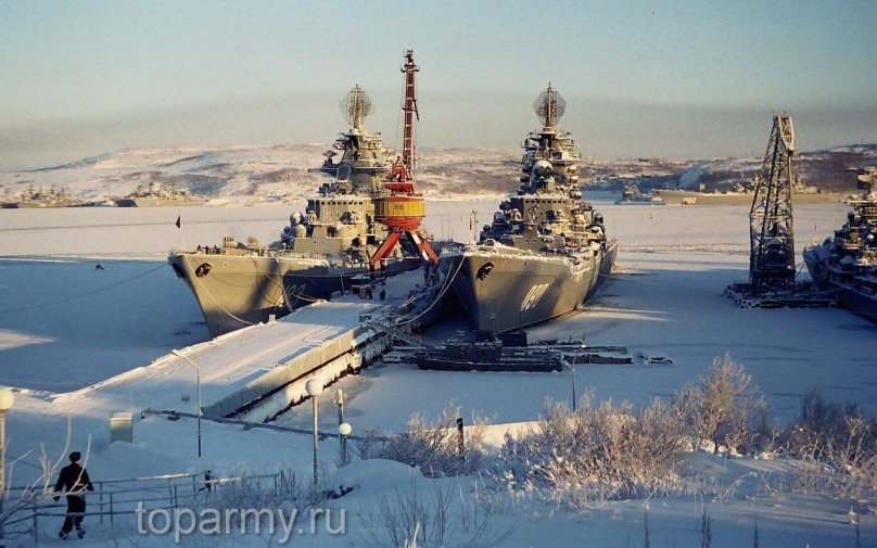 Пётр Великий атомный крейсер Североморск