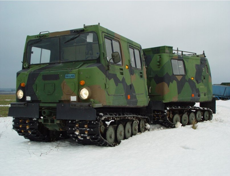 ГАЗ-3351 двухзвенный снегоболотоход