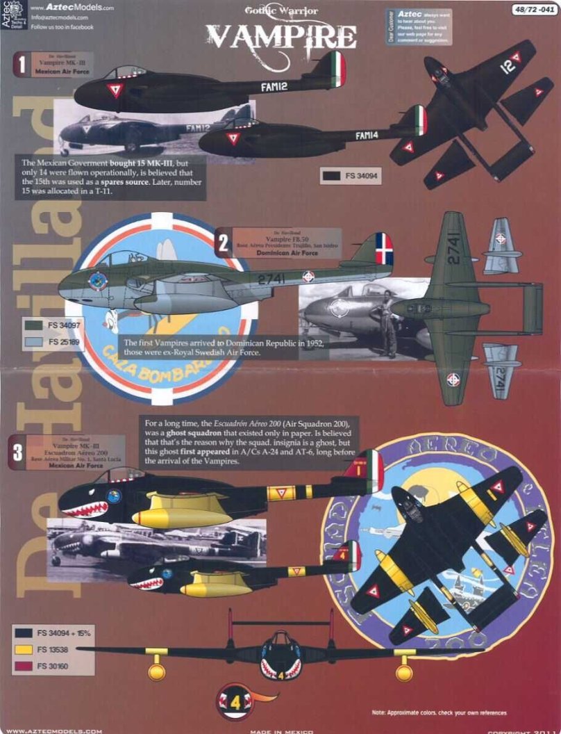 Aztec models m-084-25d