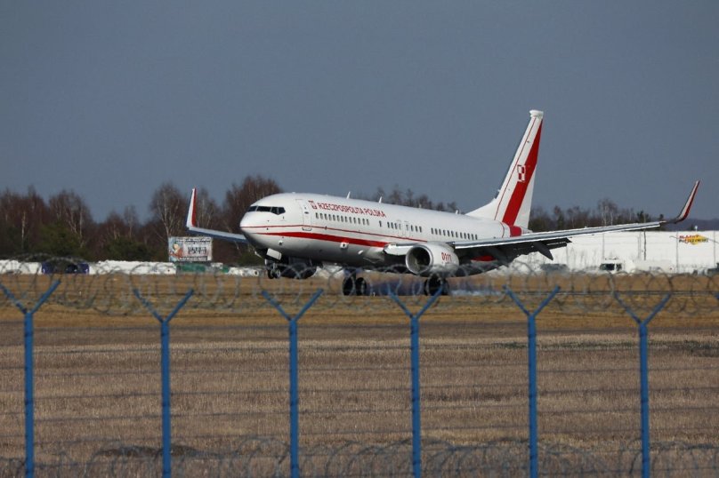 Самолет президента Польши Дуда