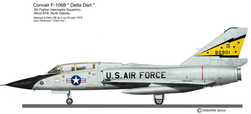 DS-006 Авиация Convair f-106a Delta Dart Interceptor (1:72)