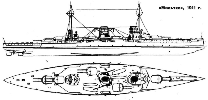Крейсер Гебен чертежи