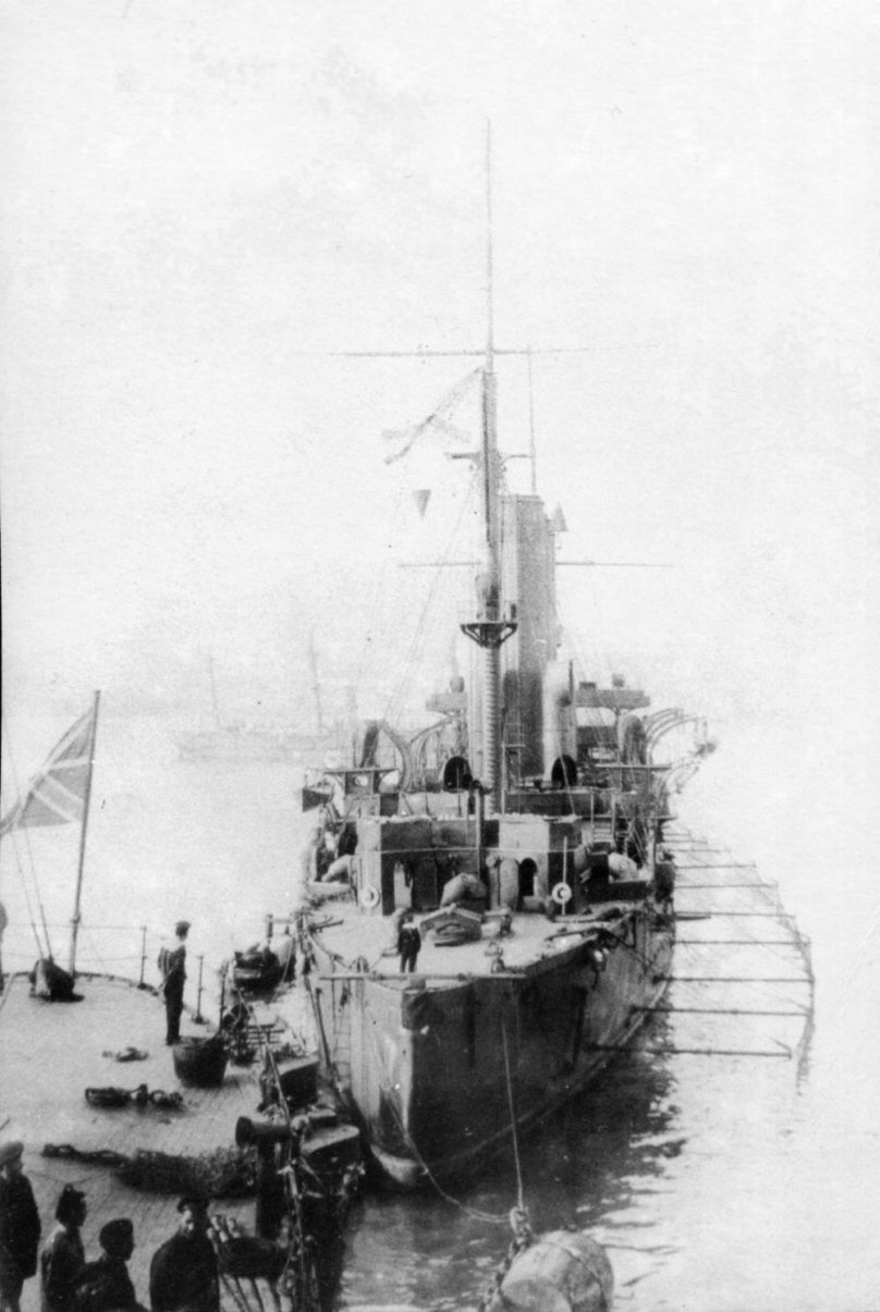 Противоторпедные сети на броненосце