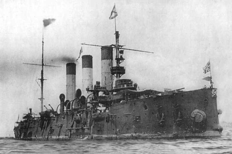 Крейсер Аврора в Цусимском сражении