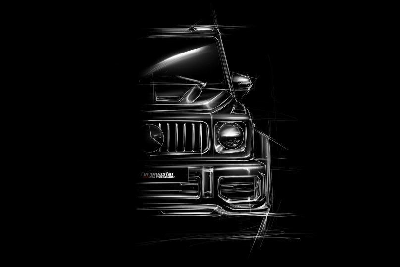 G63 logo на черном фоне