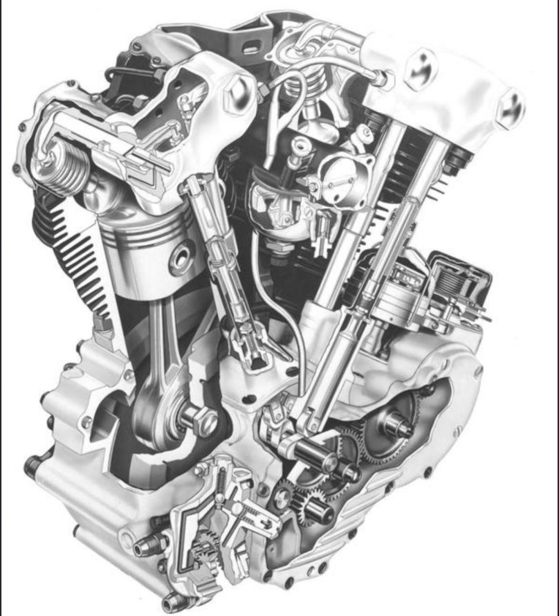 Harley Davidson Knucklehead engine