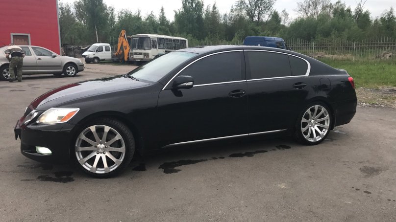 Лексус gs300 черный тонированный