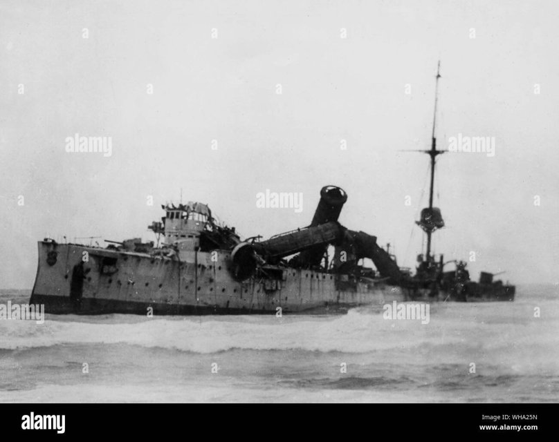 Крейсер Коминтерн останки