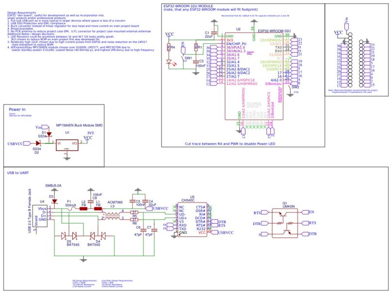 Esp32 схема включения