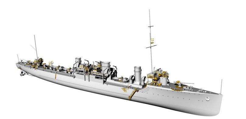 Модель крейсера Рюрик 2