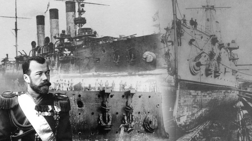 Крейсер Аврора спущена на воду 24 мая