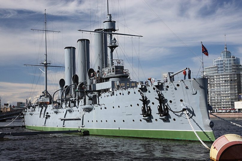 Крейсер Аврора музей пушка