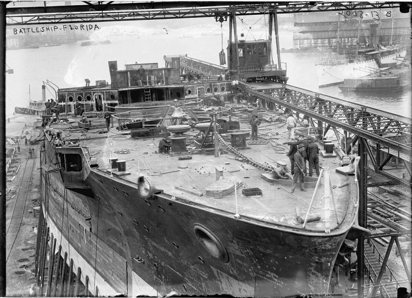 USS Florida BB-30 чертежи
