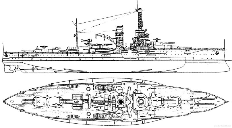 Линкор Октябрьская революция чертежи