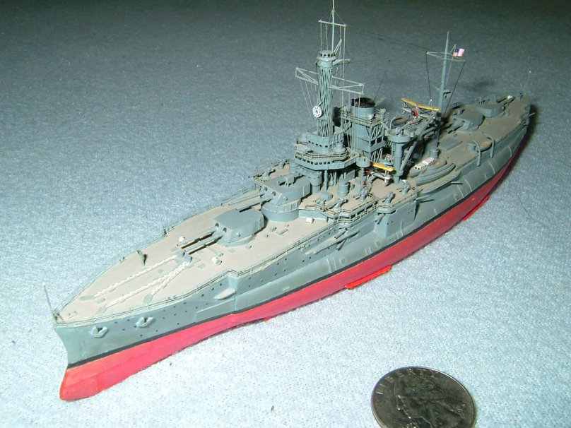 USS Utah BB-31 линкор model