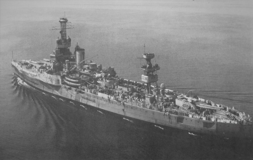 USS Wyoming 1945
