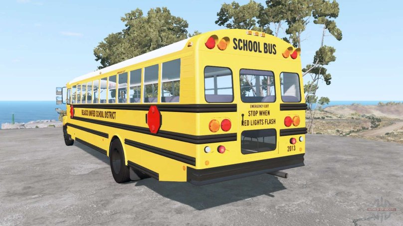 Автобус "freightliner f65 School Bus v2.0" для АТС 1.46
