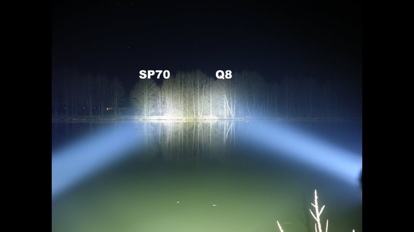 Фонарь Sofirn sp70 фото ночью