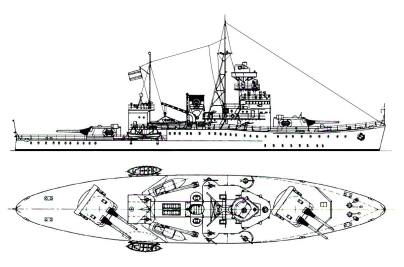 Чертежи Броненосные крейсера Франции