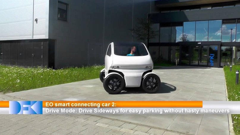 Машина которая ездит боком