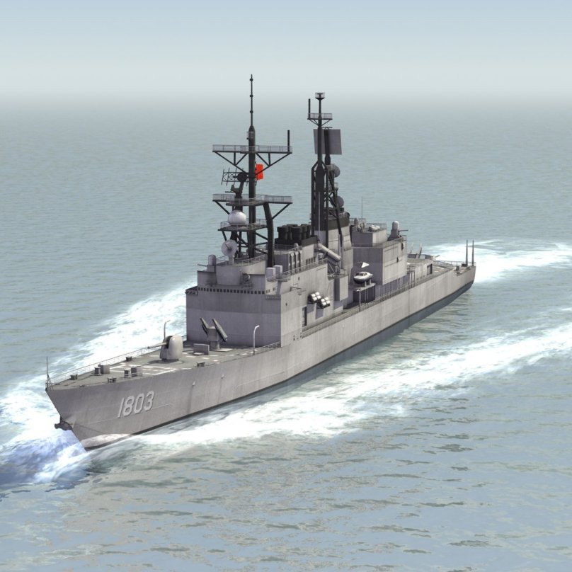 Эсминец Кидд 1945