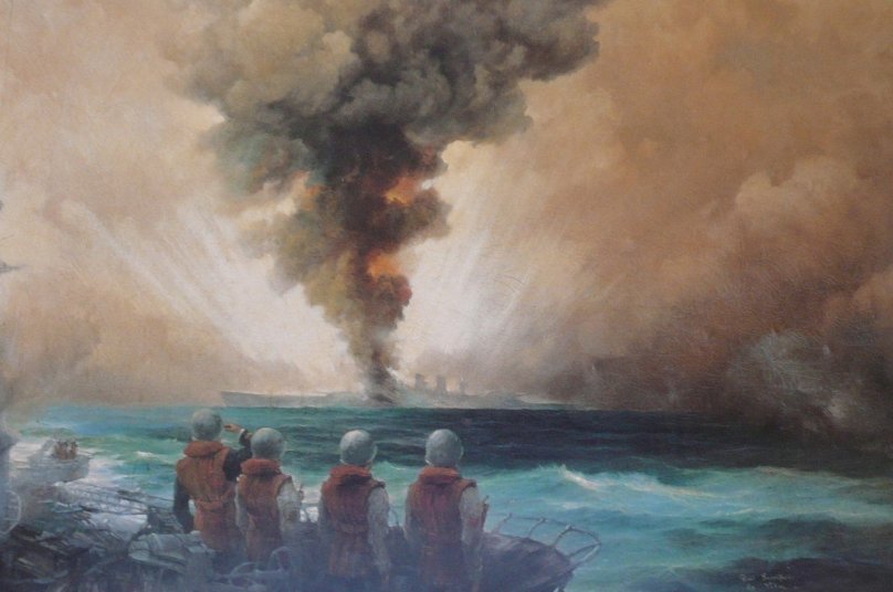 Потопление линкора Рома