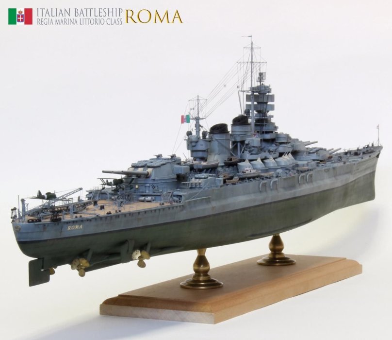 Линкор Рома модель