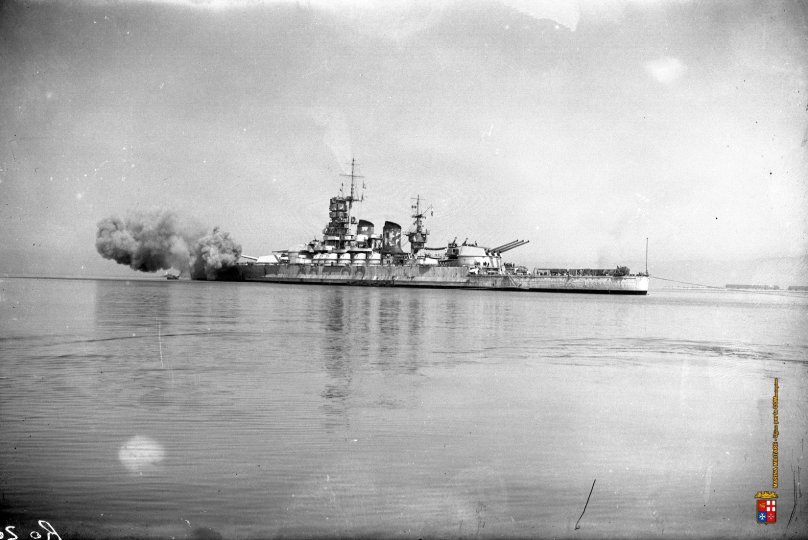 Линкор Рома на дне