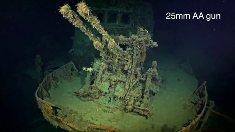 Потопленные корабли второй мировой войны на дне