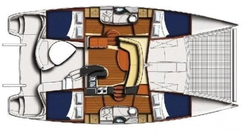 Катамаран леопард 38