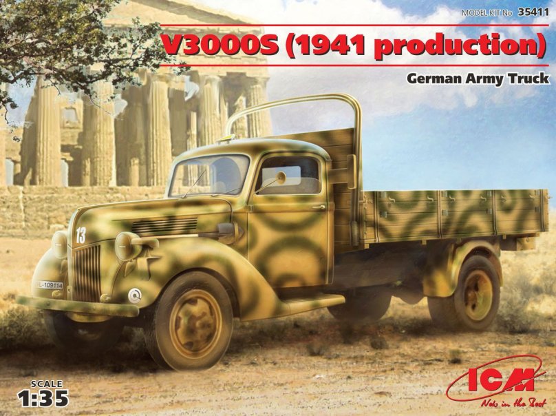 35411 V3000s, германский грузовой автомобиль, 1941г
