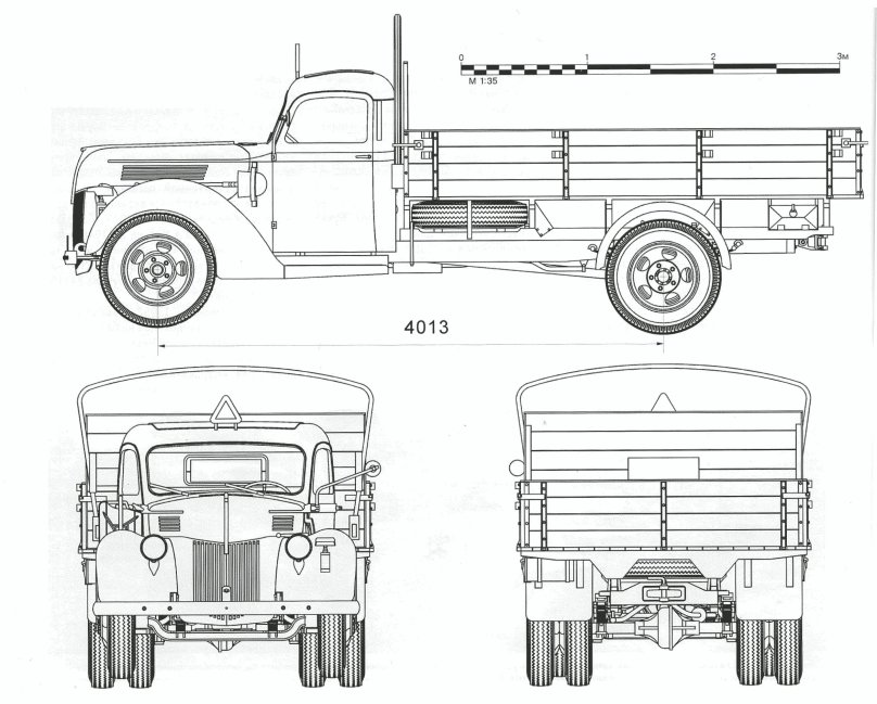 Ford model a Pickup чертежи